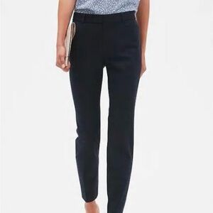 Banana Republic Navy Straight-Leg Dress Pants